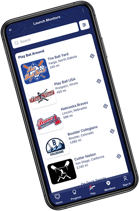 Bat Around app screen